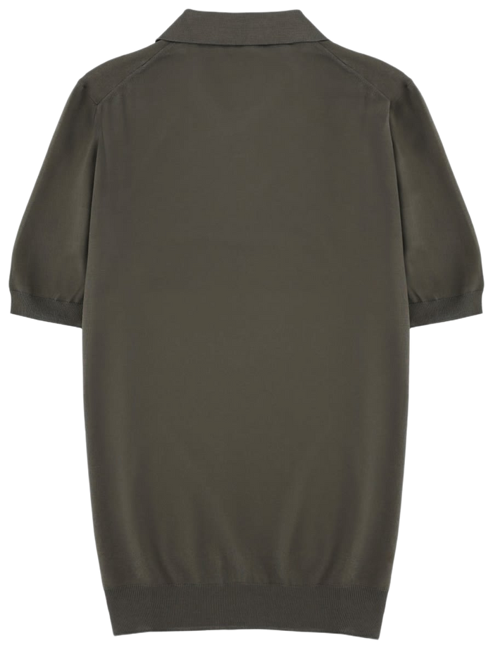 Cotton Polo Military Green Shirts