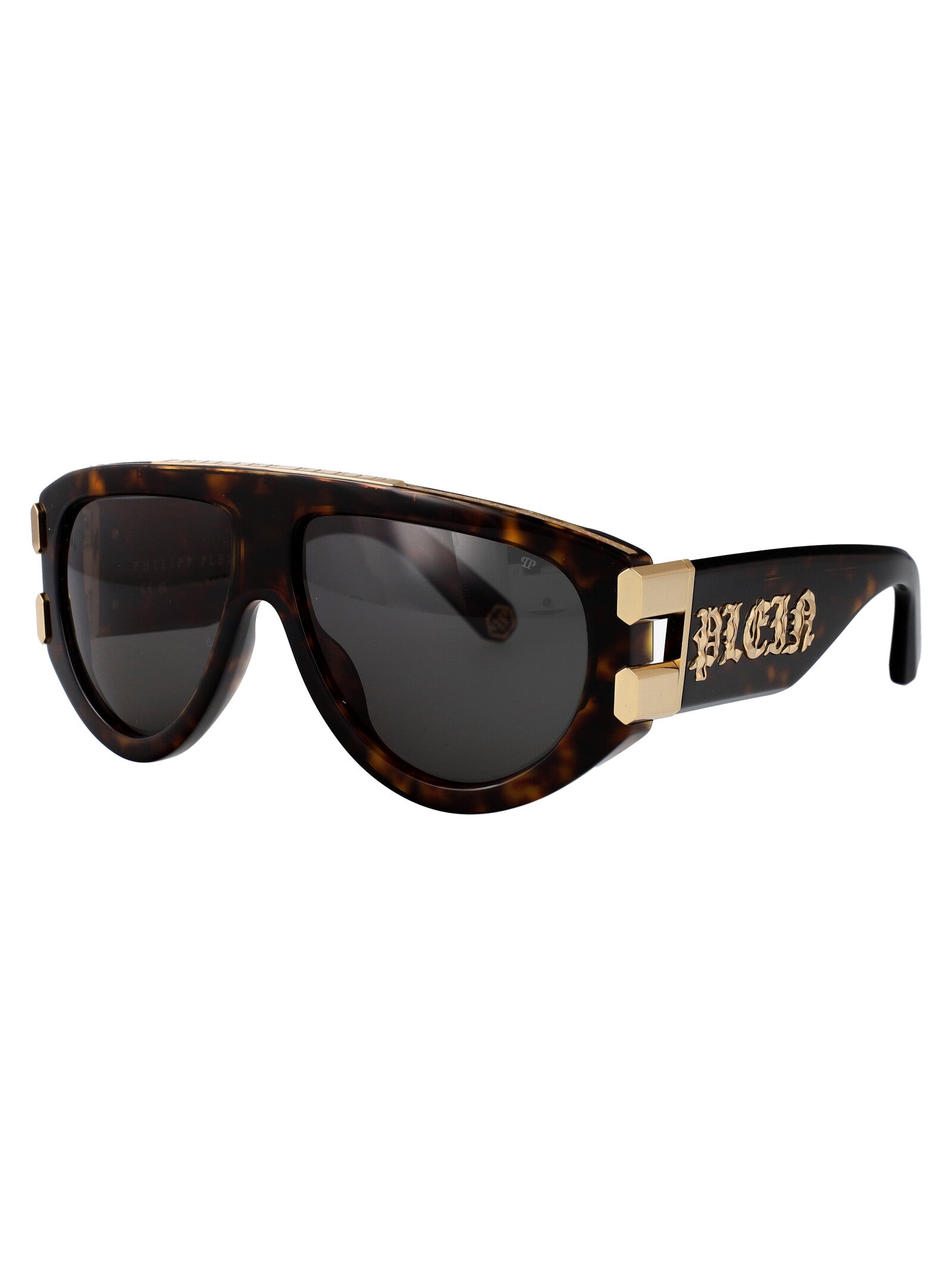Spp127v 0722 Havana Acetate + Metal Sunglasses