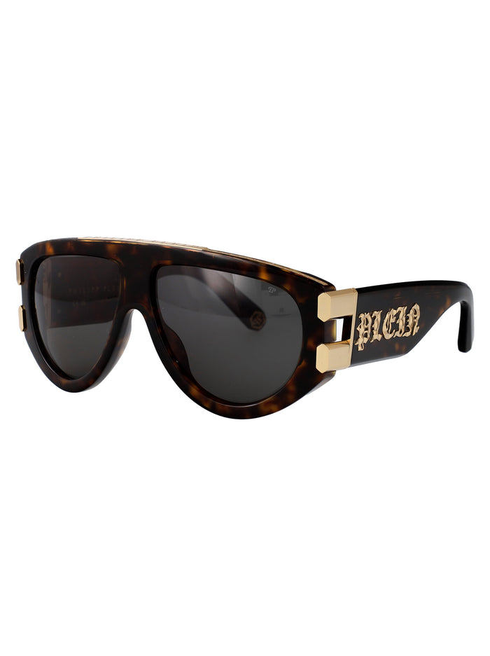 Spp127v 0722 Havana Acetate + Metal Sunglasses