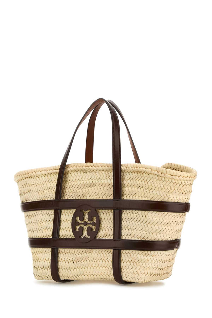Raffia Ella Bucket Bag Classiccuoi Exterior: Borse A Mano
