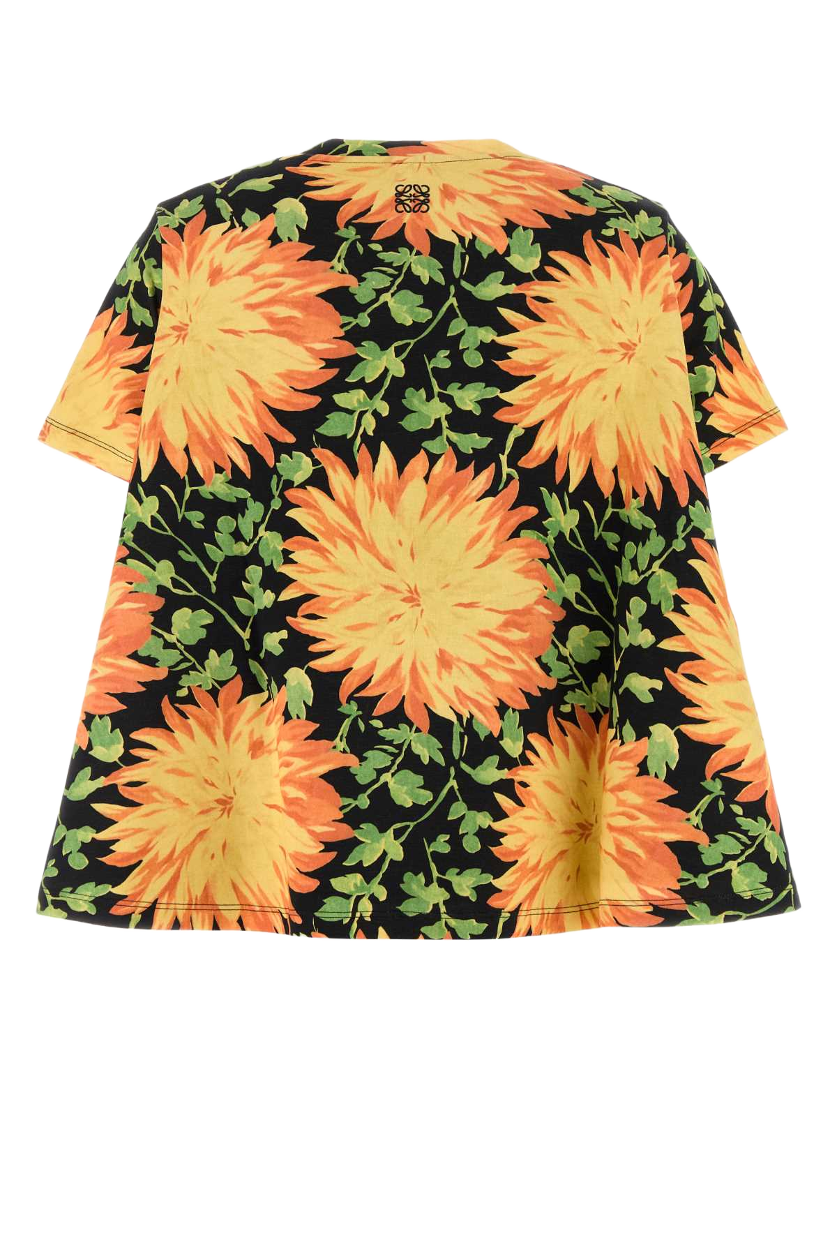 Printed Cotton Blend T-Shi Multicolor T-shirt