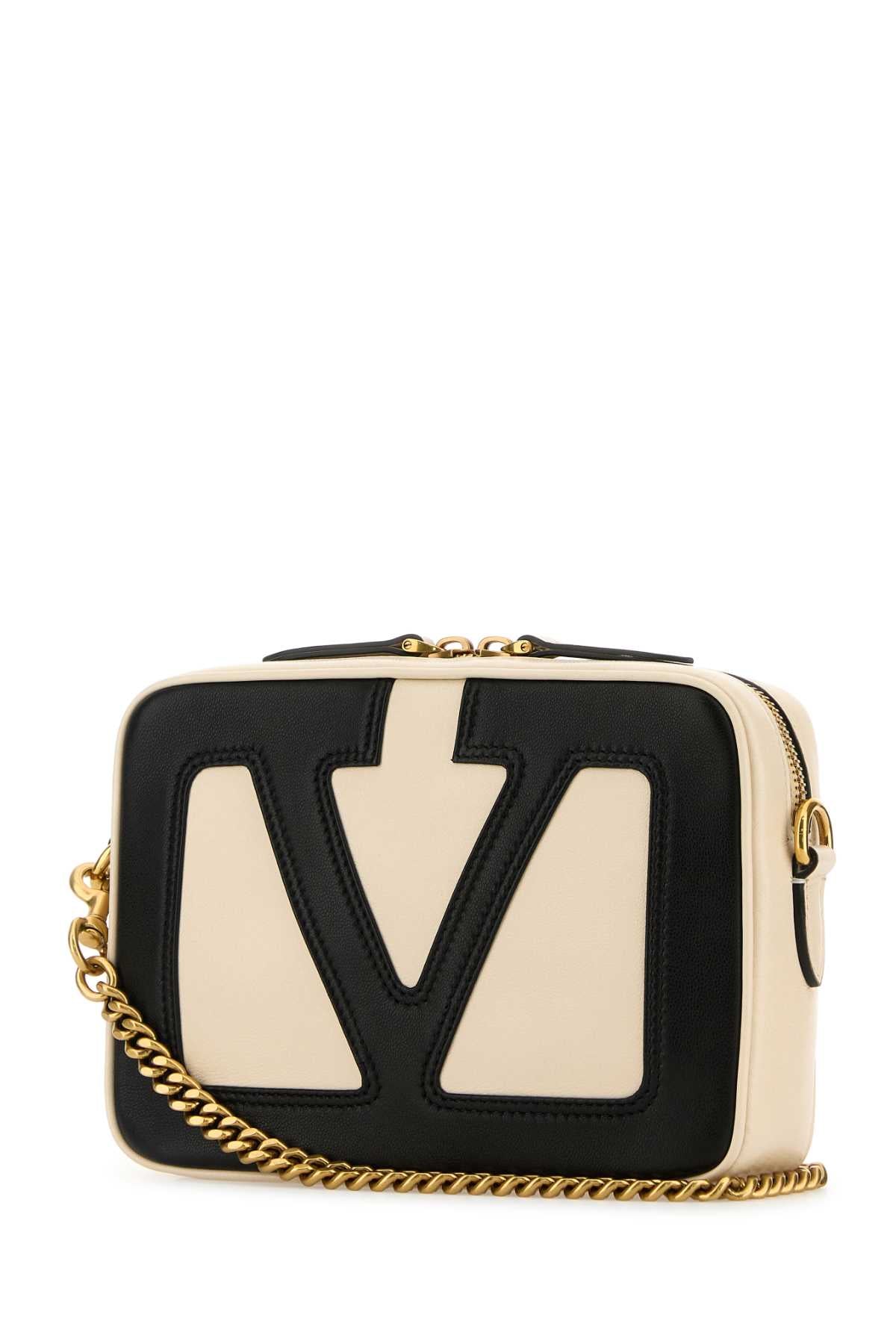 Ivory Nappa Leather Viva Superstar Crossbody Bag Butterwhitenero Borse A Mano