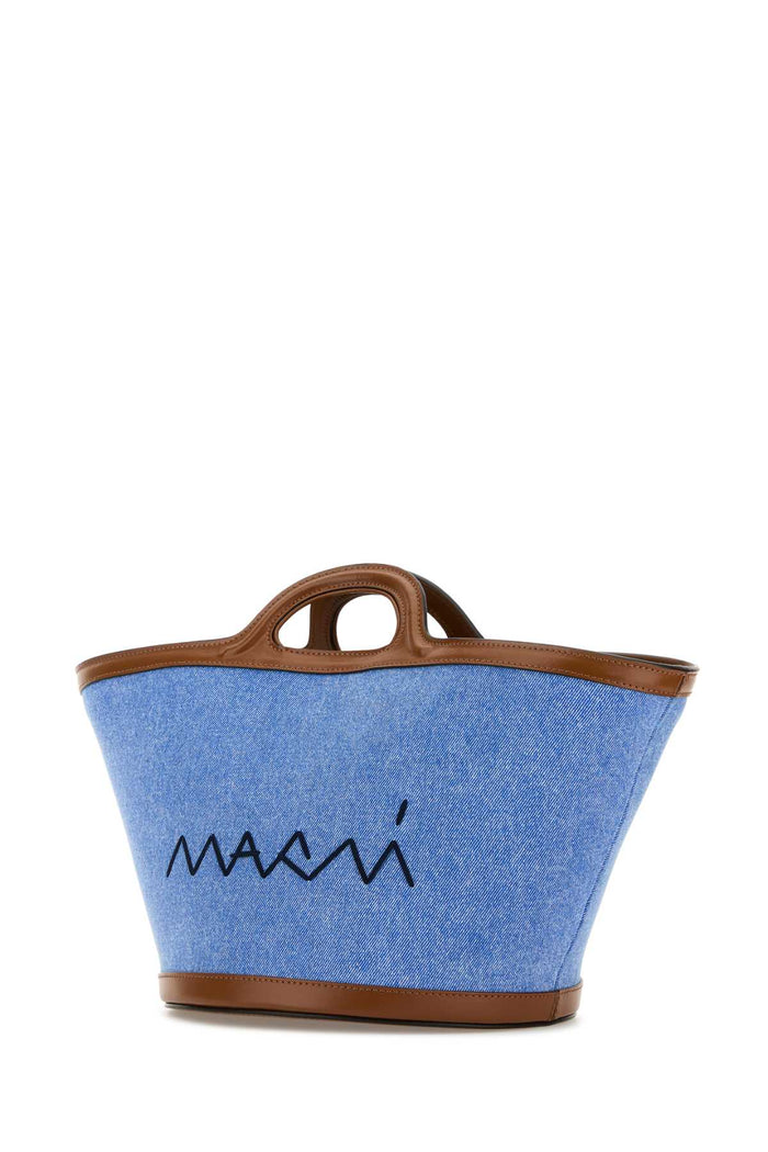 Denim Bucket Bag Cobalt Borse A Secchiello