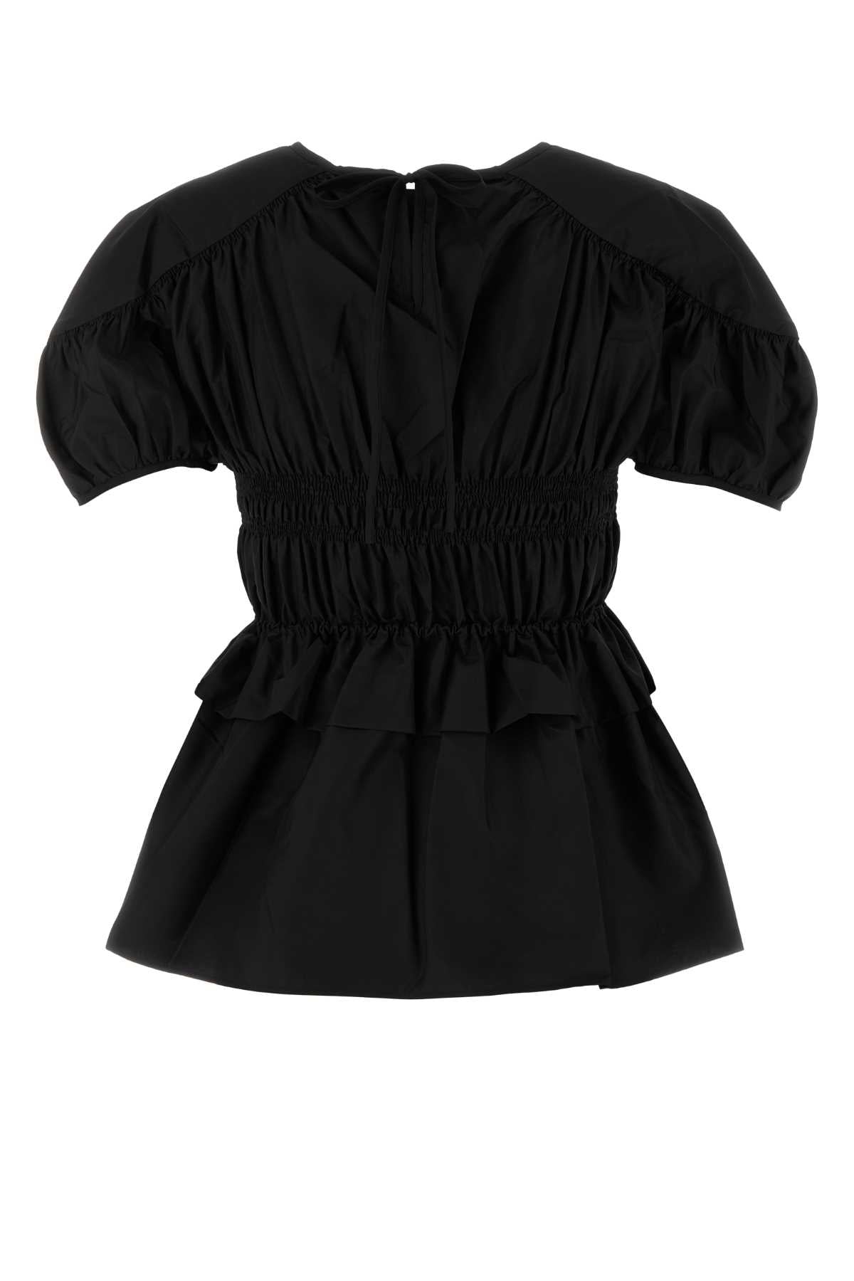 Black Tech Fabric Brooklyn Top Exterior: Recycled Polyester Maglie