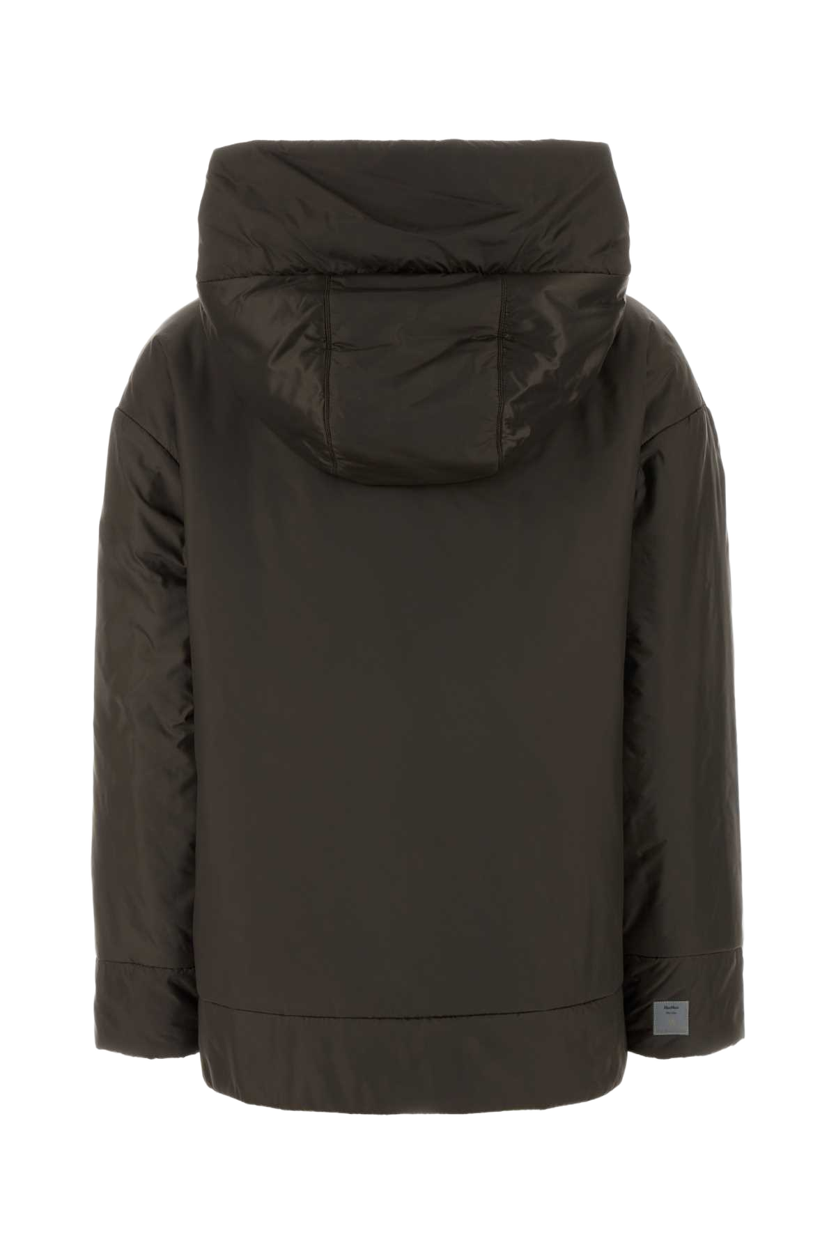 Brown Polyester Daria Padded Jacket Cioccolato Giubbini