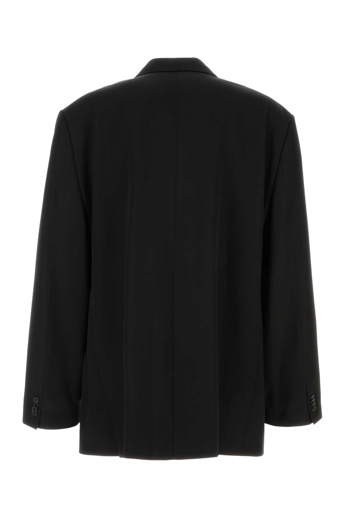 Black Wool Oversize Blazer Giacche E Gilet
