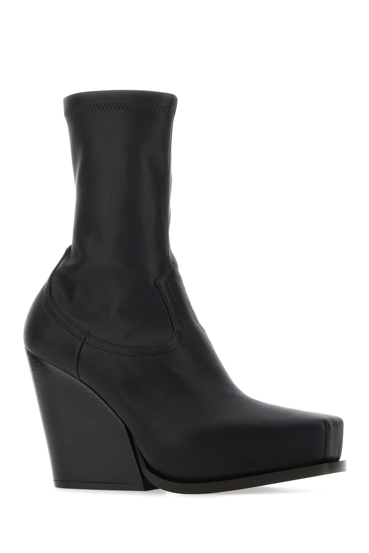 Black Alter Mat Cowboy Ankle Boots 1000 Stivali