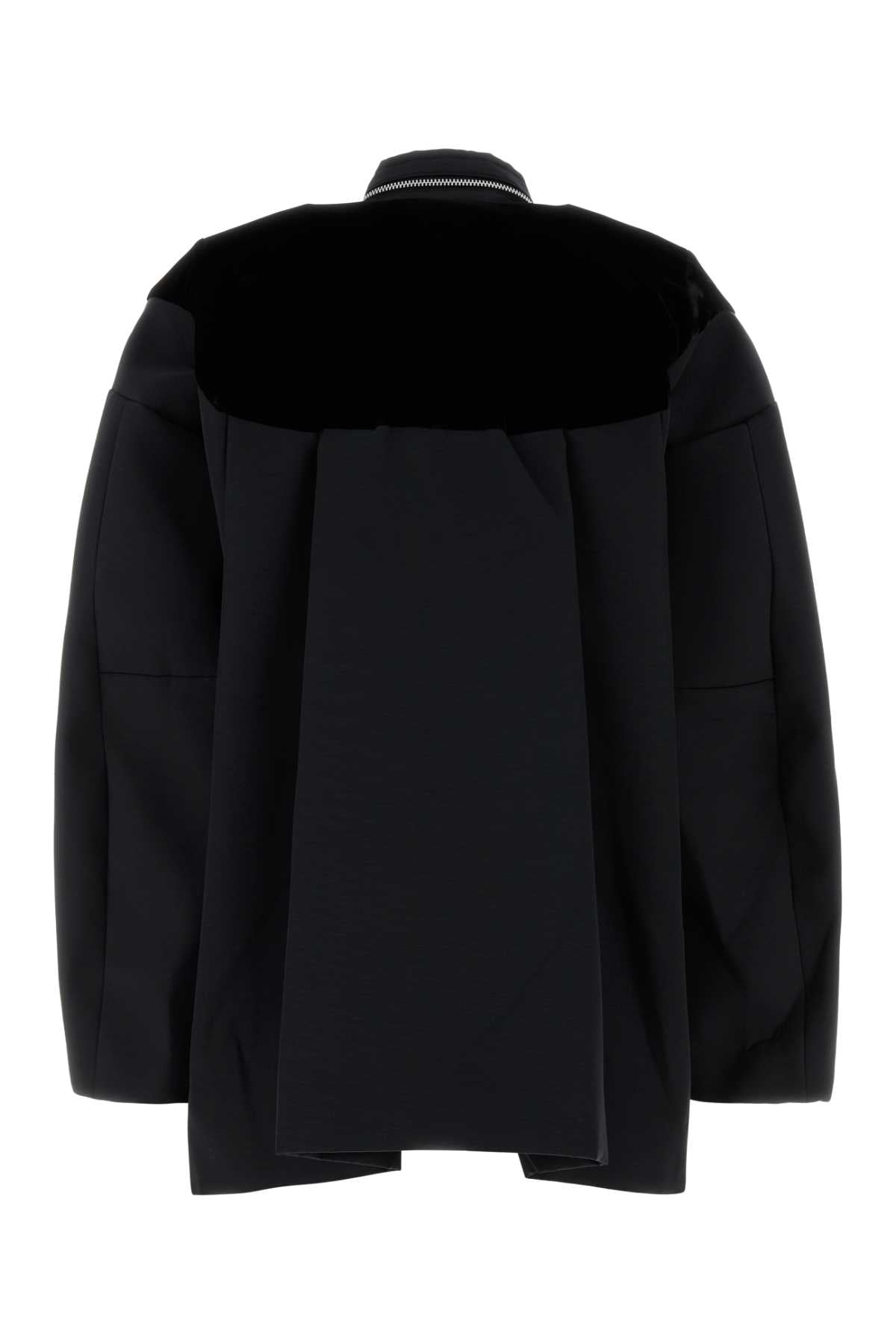 Black Grosgrain Oversize Jacket Giubbini