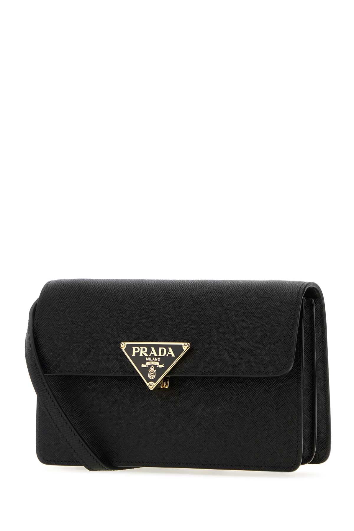 Black Leather Mini Crossbody Bag Nero Vitello Borse A Tracolla