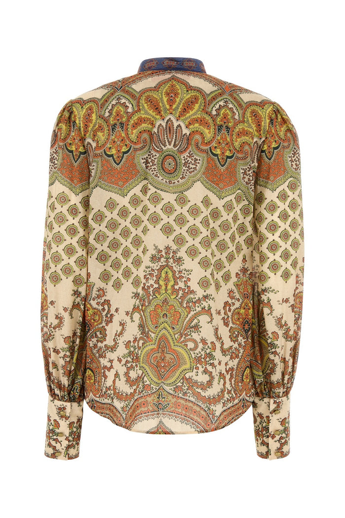 Printed Muslin Shirt Betullamulticolor Exterior: Cotton Camicie