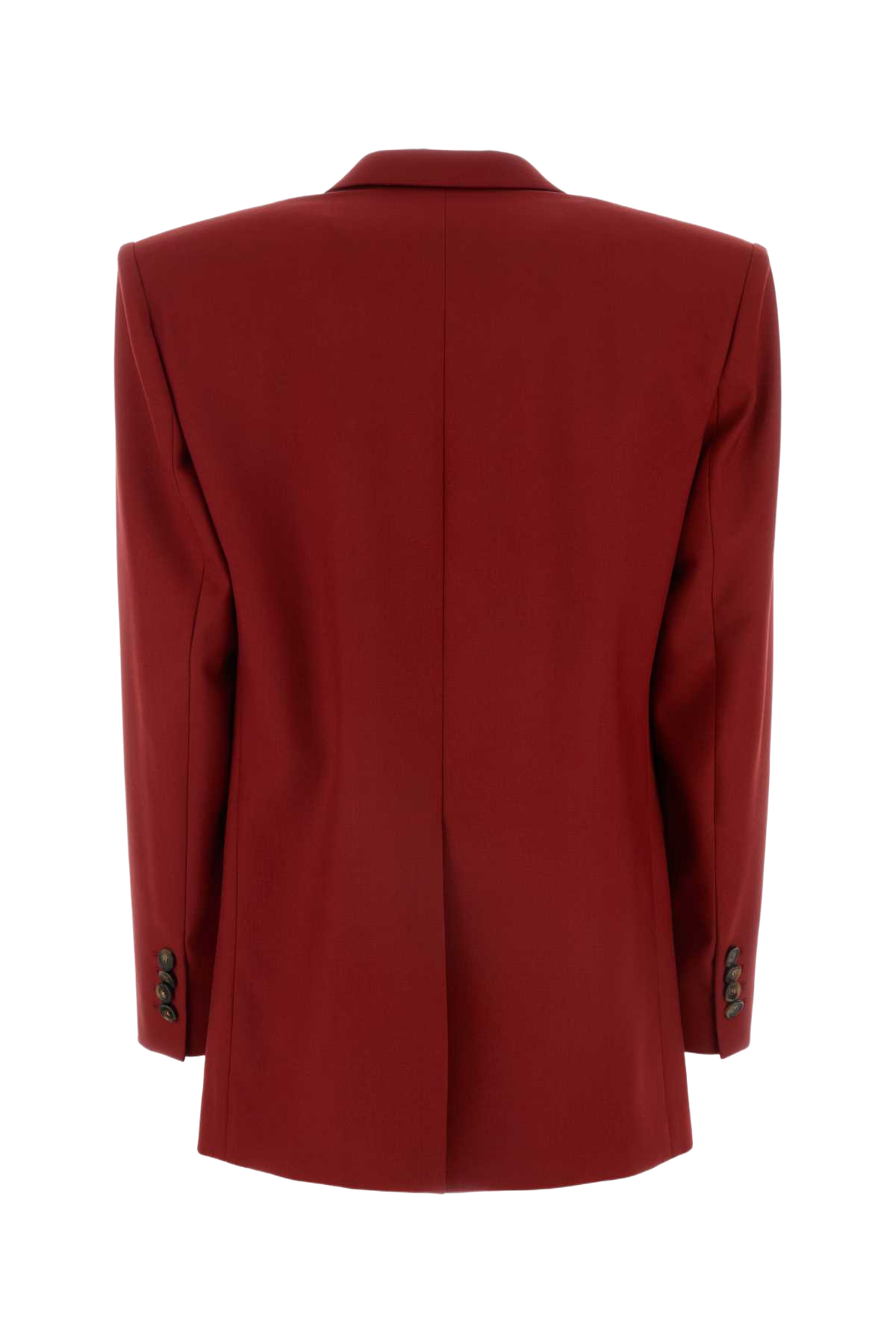 Tiziano Red Wool Oversize Blazer Ruby Giacche E Gilet