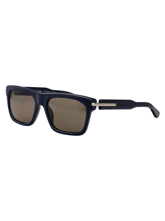 Am0495s Blue-blue-brown Recycled Acetate Sunglasses