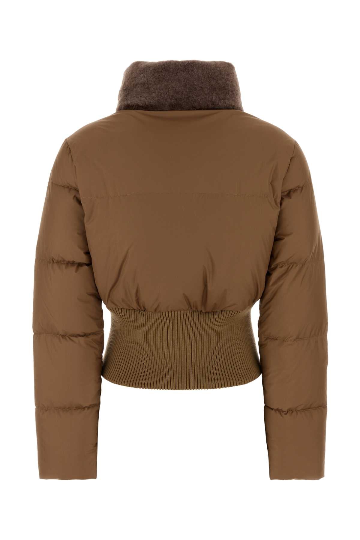 Camel Polyester Down Jacket Camel-25 Piumini