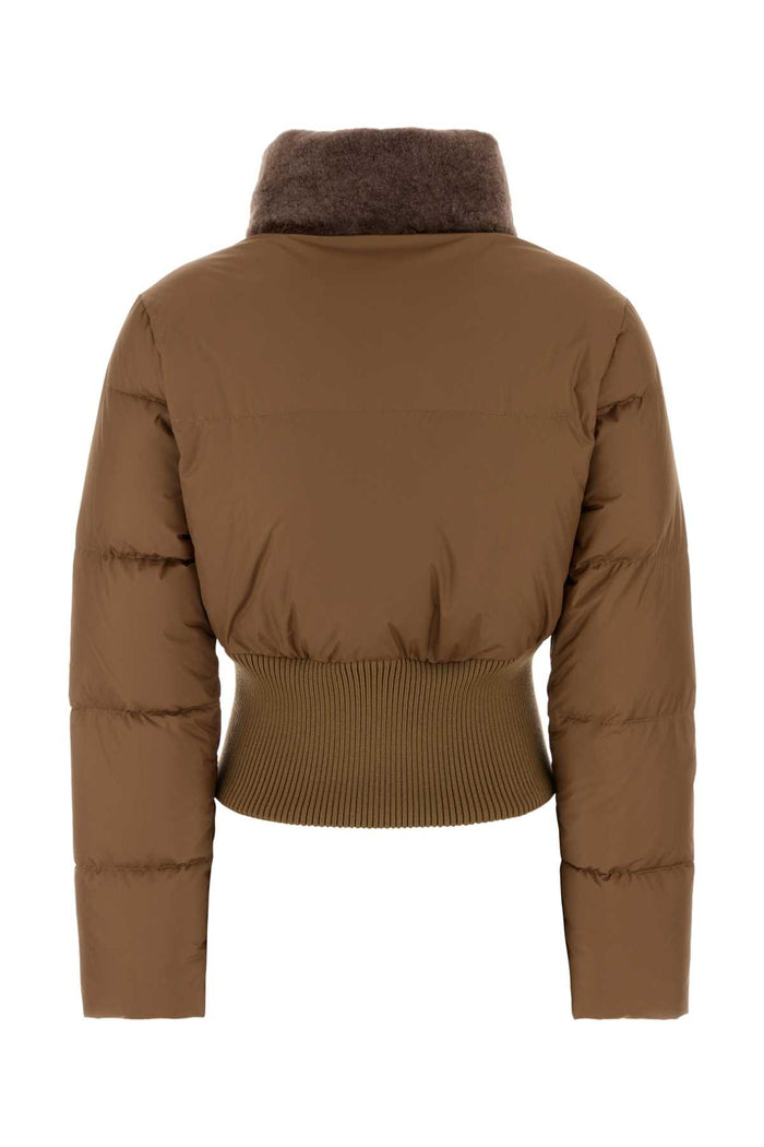 Camel Polyester Down Jacket Camel-25 Piumini