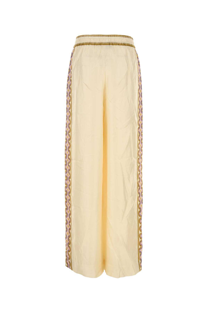 Retrogeo Exterior: Silk Pantaloni