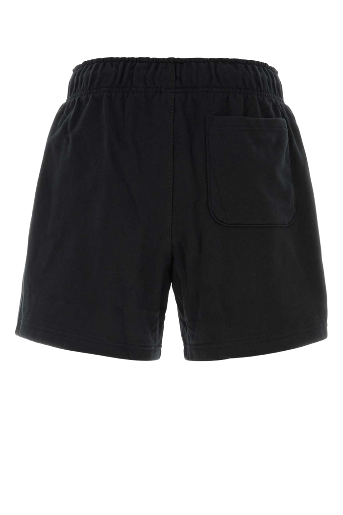 Black Cotton Bermuda Shorts Exterior