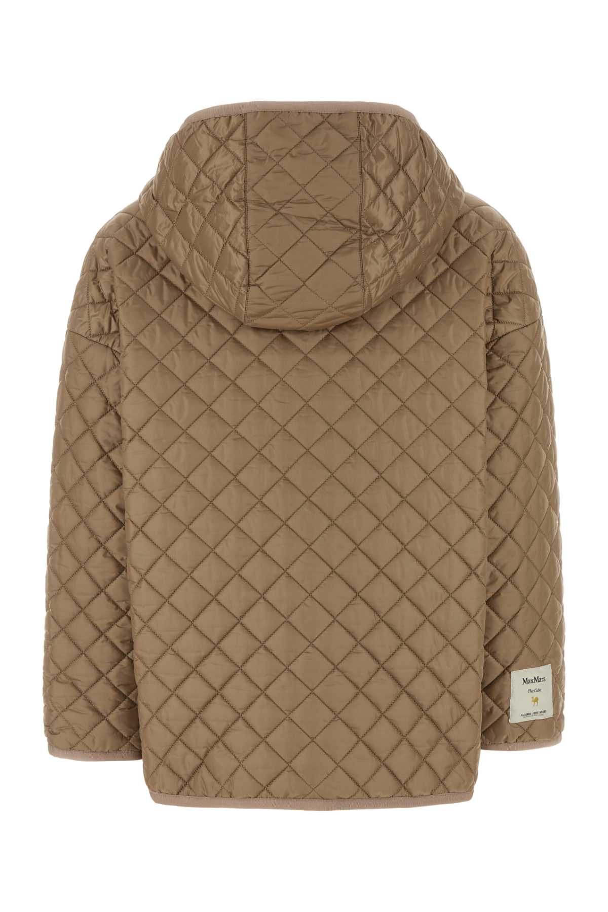 Camel Polyester Leo Reversible Jacket Honey Giubbini