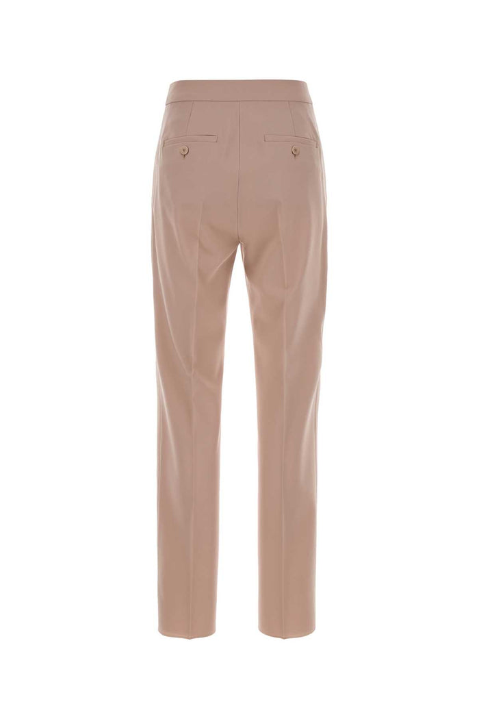 Pink Stretch Wool Ossido Pant Rosa Exterior: Elastane Pantaloni