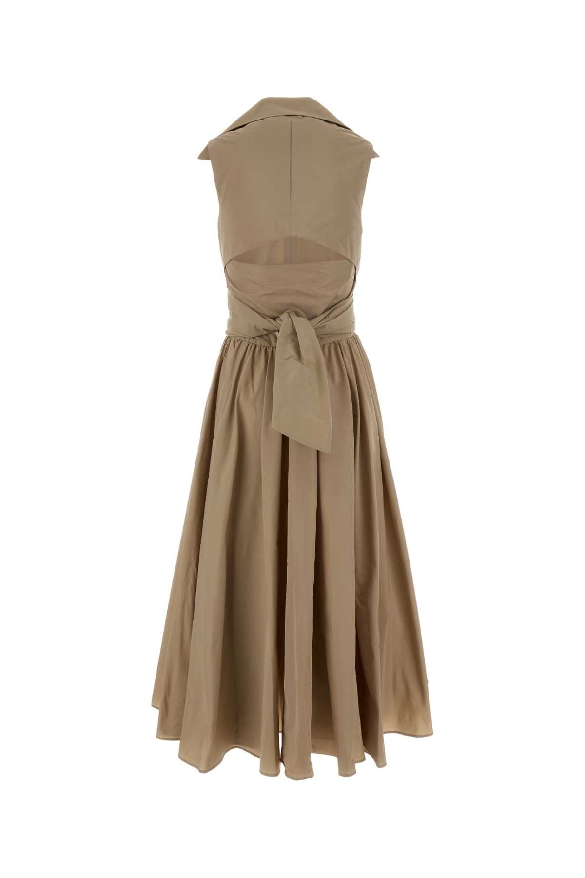 Cappuccino Faille Dress Dune Exterior: Polyester Abiti
