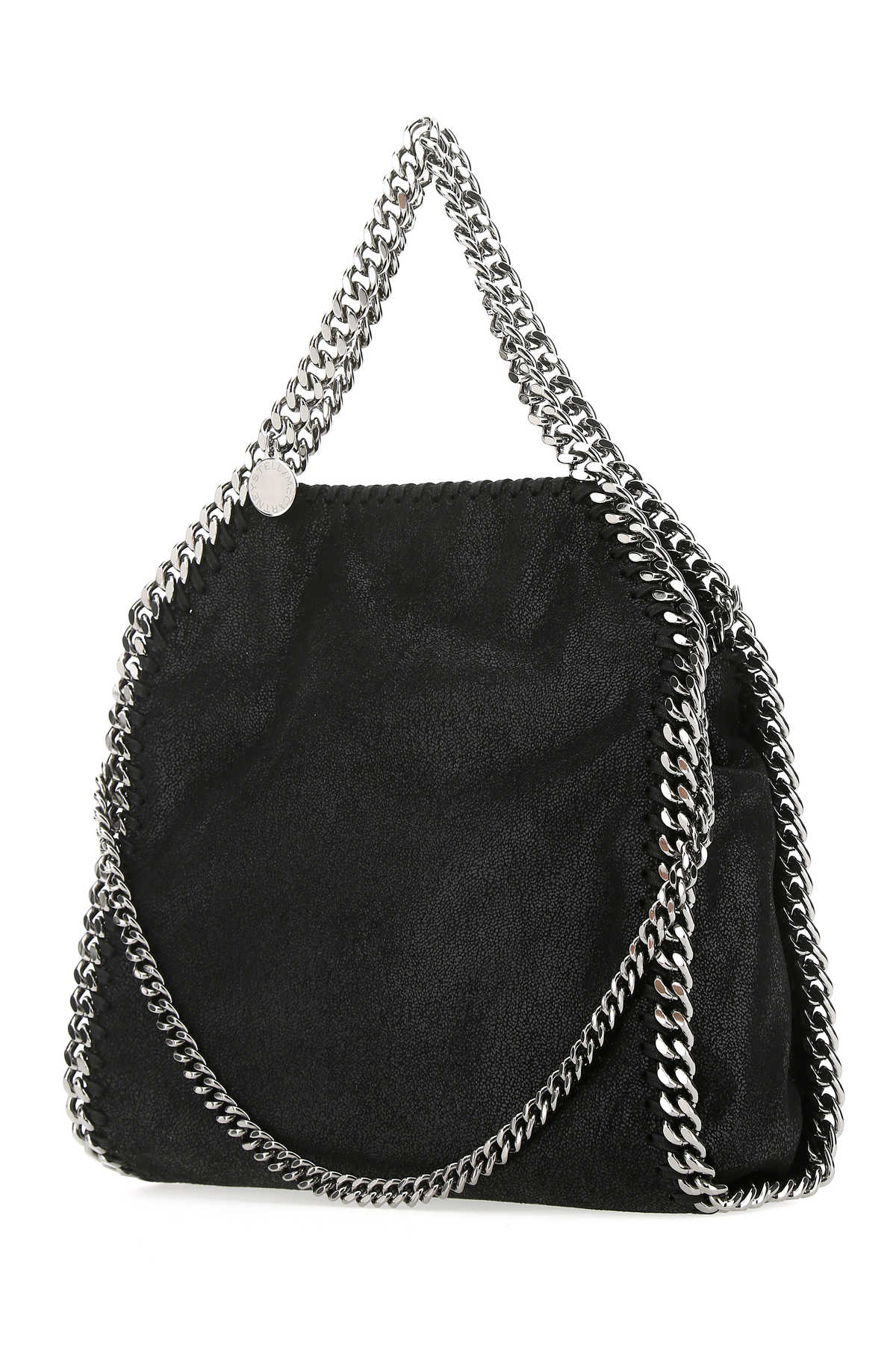Black Shaggy Deer Mini Falabella Handbag 1000 Polyester Borse A Mano