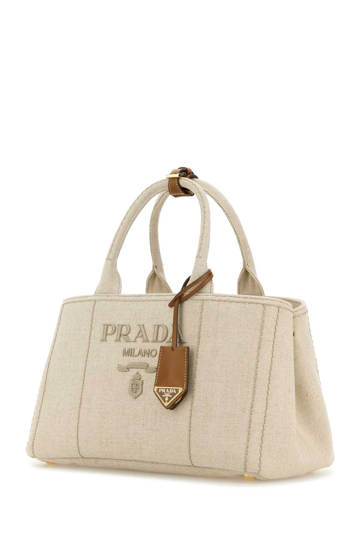 Sand Canvas Shopping Bag Naturale Coli-vitello Borse A Mano