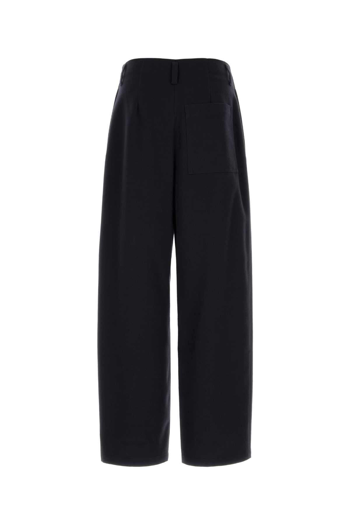 Darknavyblue Exterior: Wool Pantaloni