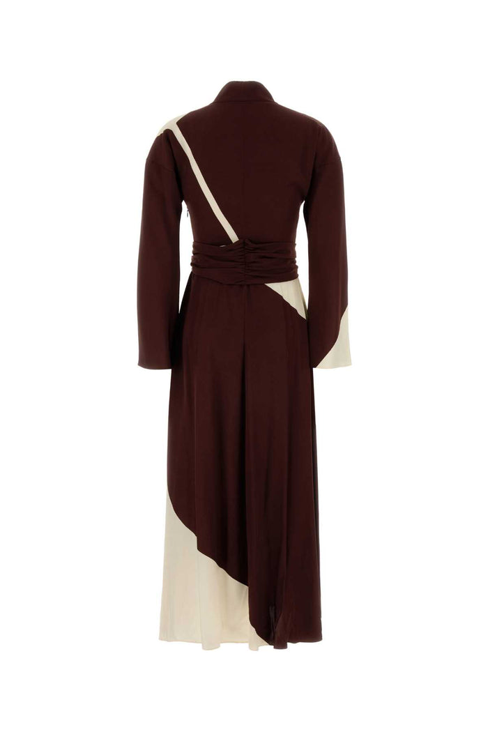 A04710151 1074 Fantasiamarrone Exterior: Viscose Abiti