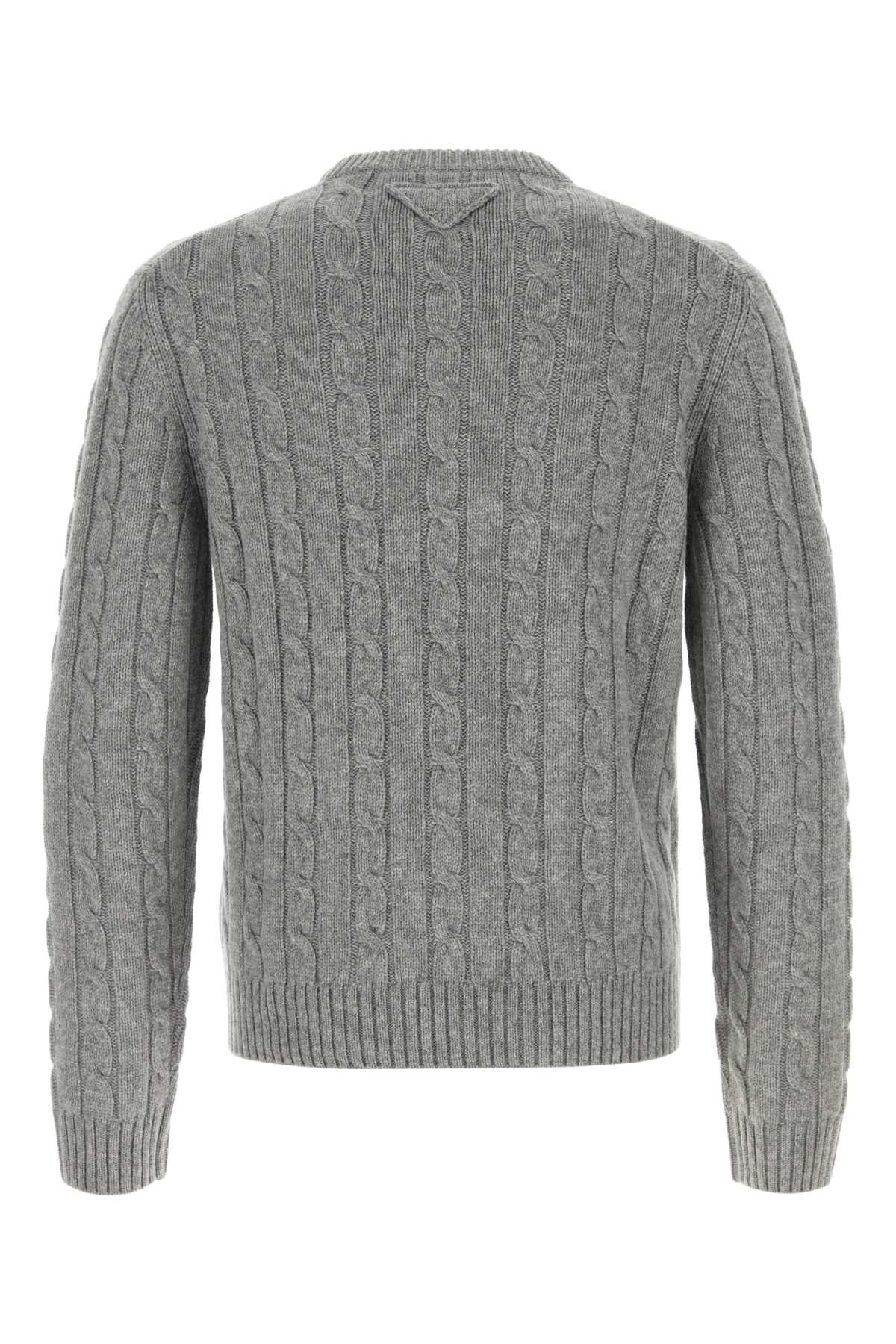 Grey Cashmere Sweater Grigio Maglieria
