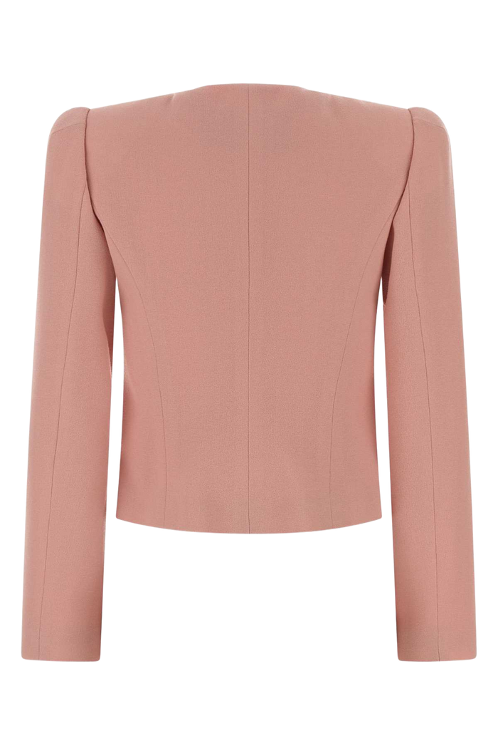 Pink Wool Blazer Libertyrose Giacche E Gilet