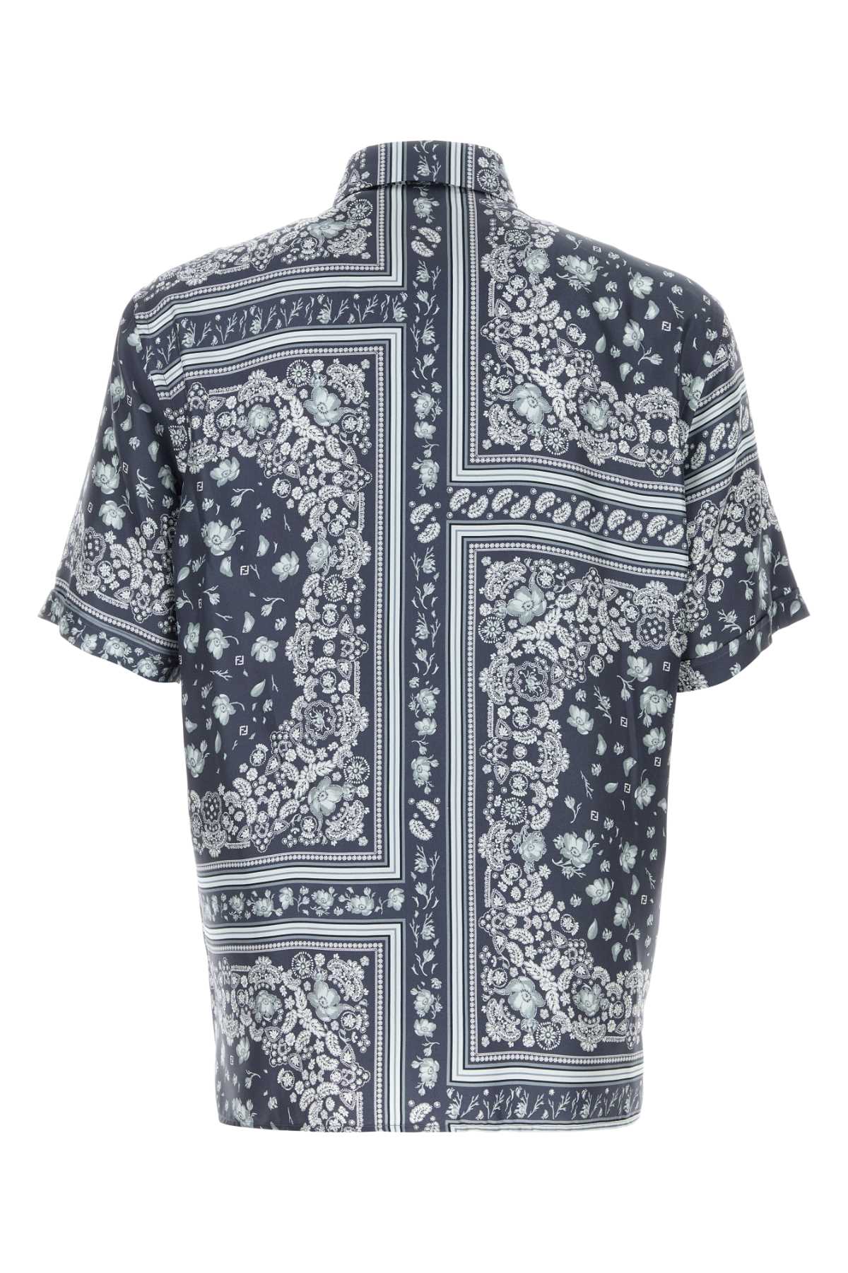 Printed Silk Shirt Baia Exterior: Camicie