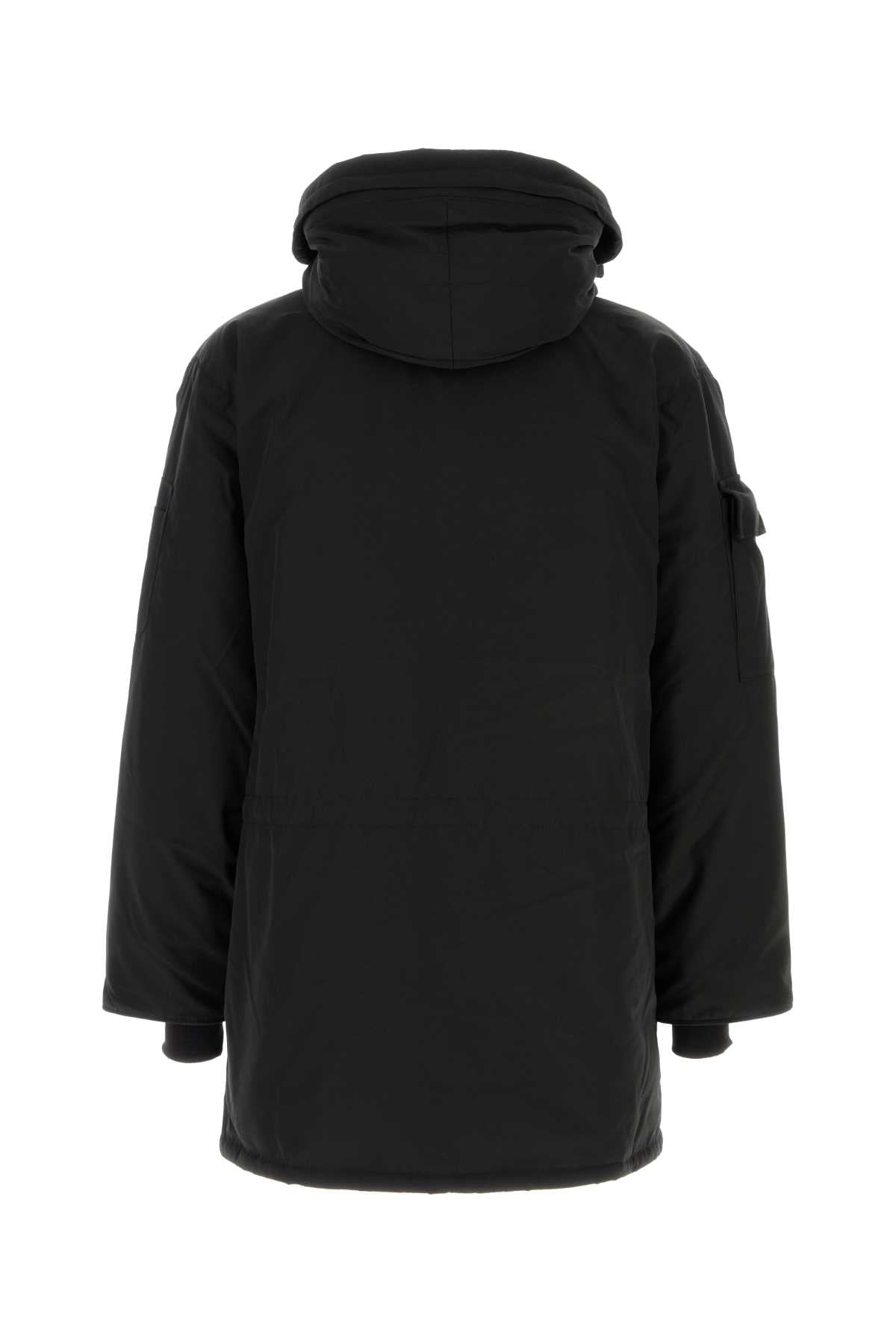 Black Polyester Blend Expedition Down Jacket Blacknoir Giubbini