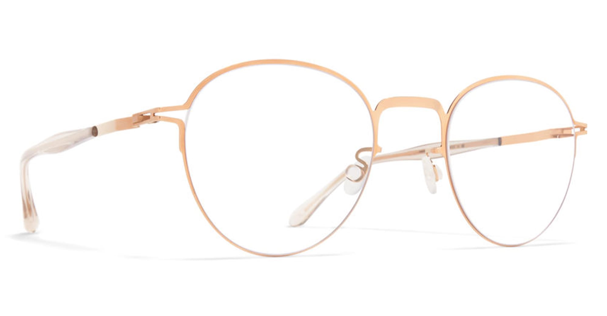Tate - Champagne Gold Rx Stainless Steel Eyeglasses
