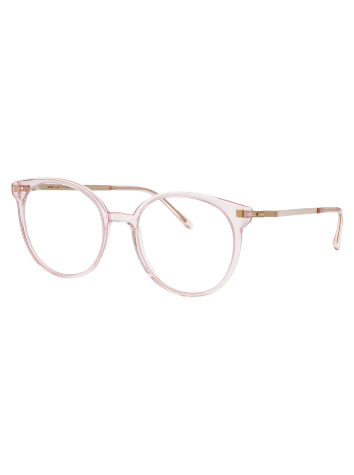 Julla C20-rose Water/champagne Gold Steel + Acetate Optical
