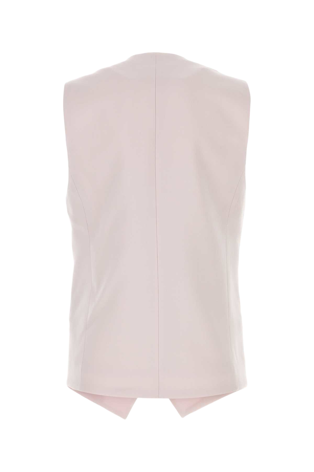 Pink Wool Vest Powderpink Giacche E Gilet