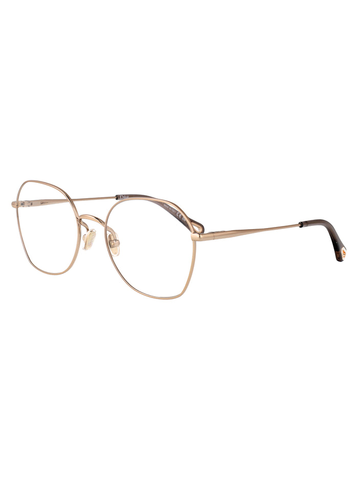Ch0320o 002 Gold-gold-transparent Metal Optical
