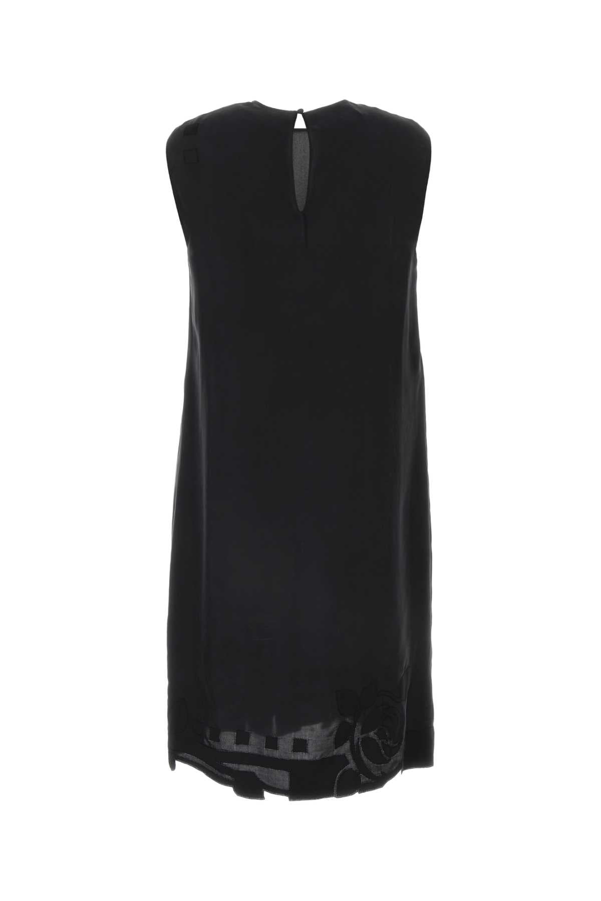 Black Silk Dress Nero Abiti
