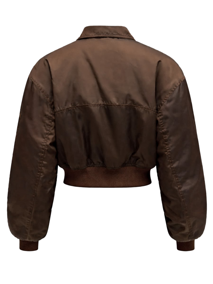 Bomber Jacket Duchesse Black Polyamide Polyurethane Sports