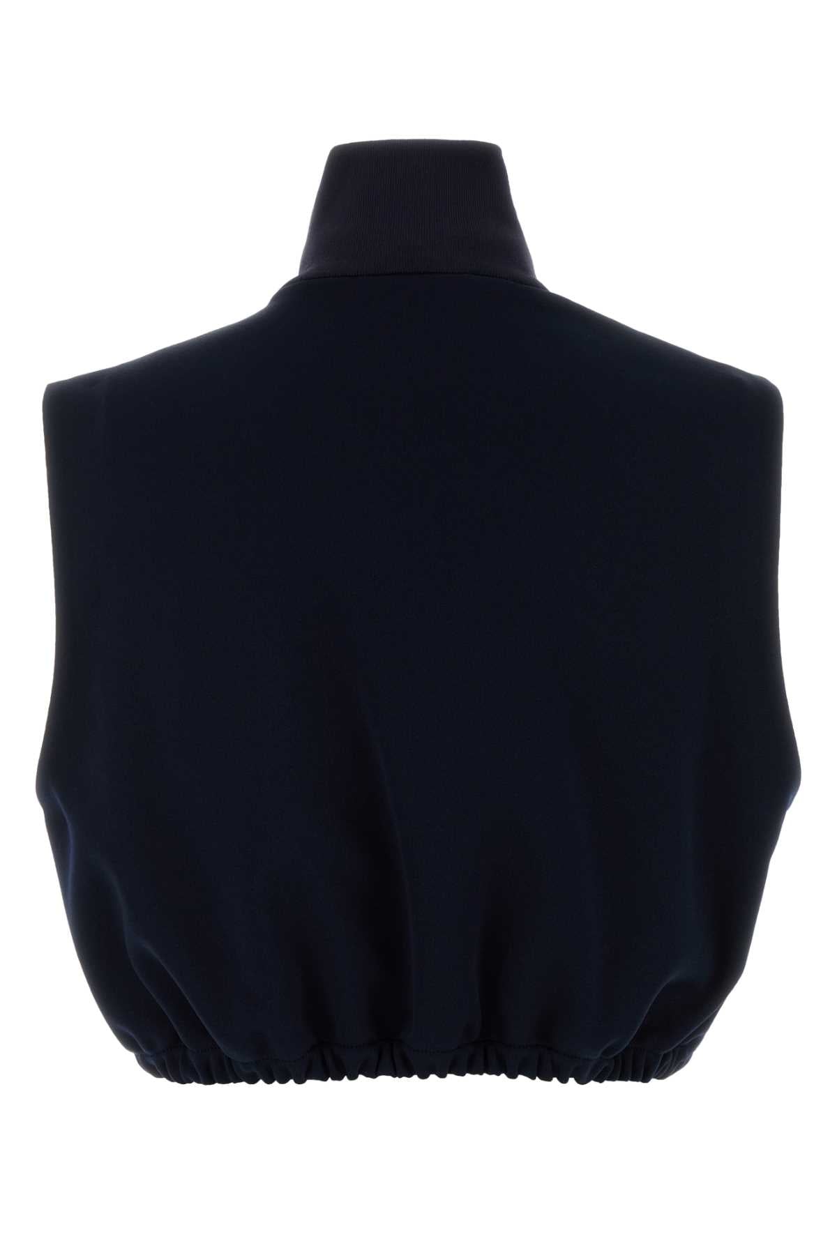 Navy Exterior: Polyester Maglie