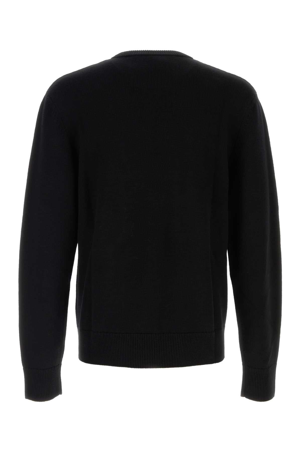 Black Wool Sweater Exterior: Maglieria