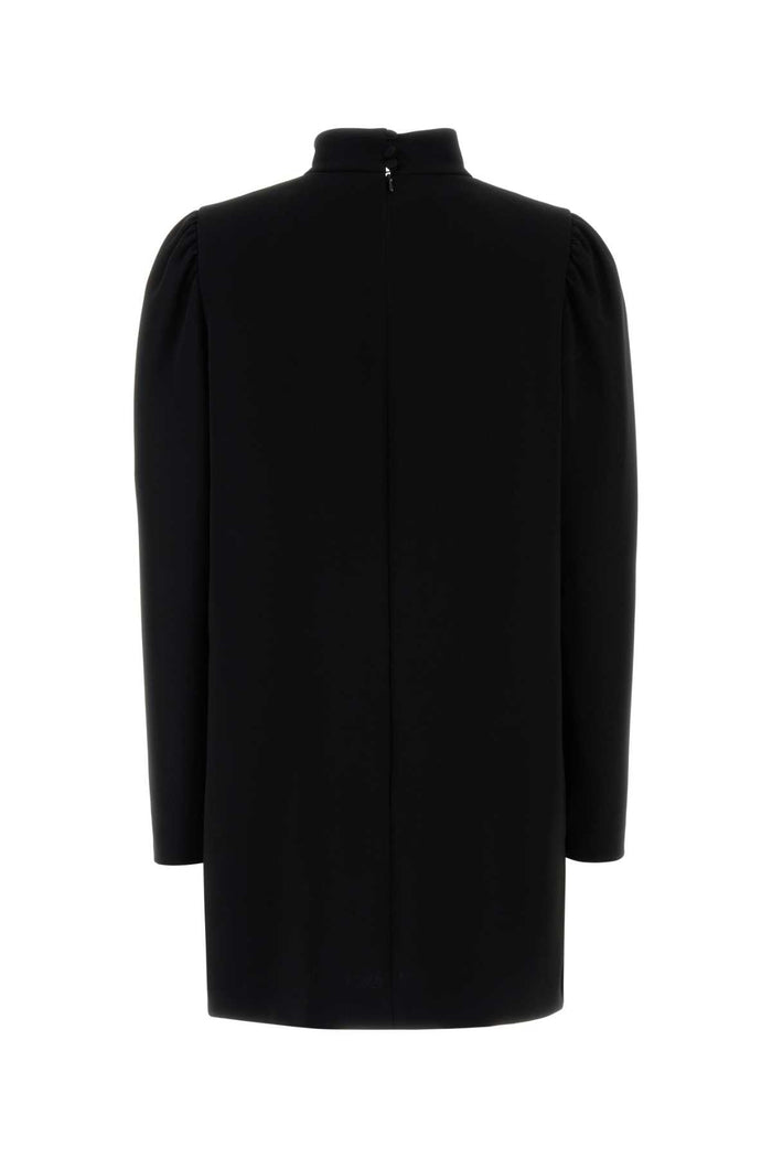 Black Crepe Embassy Dress Nero Exterior: Acetate Polyester Abiti
