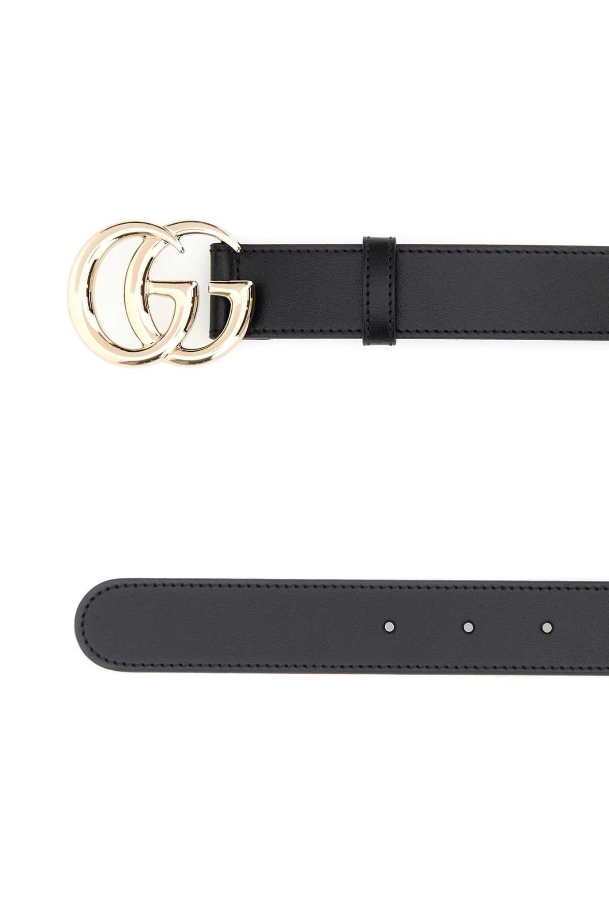 Black Calf Skin Cinture