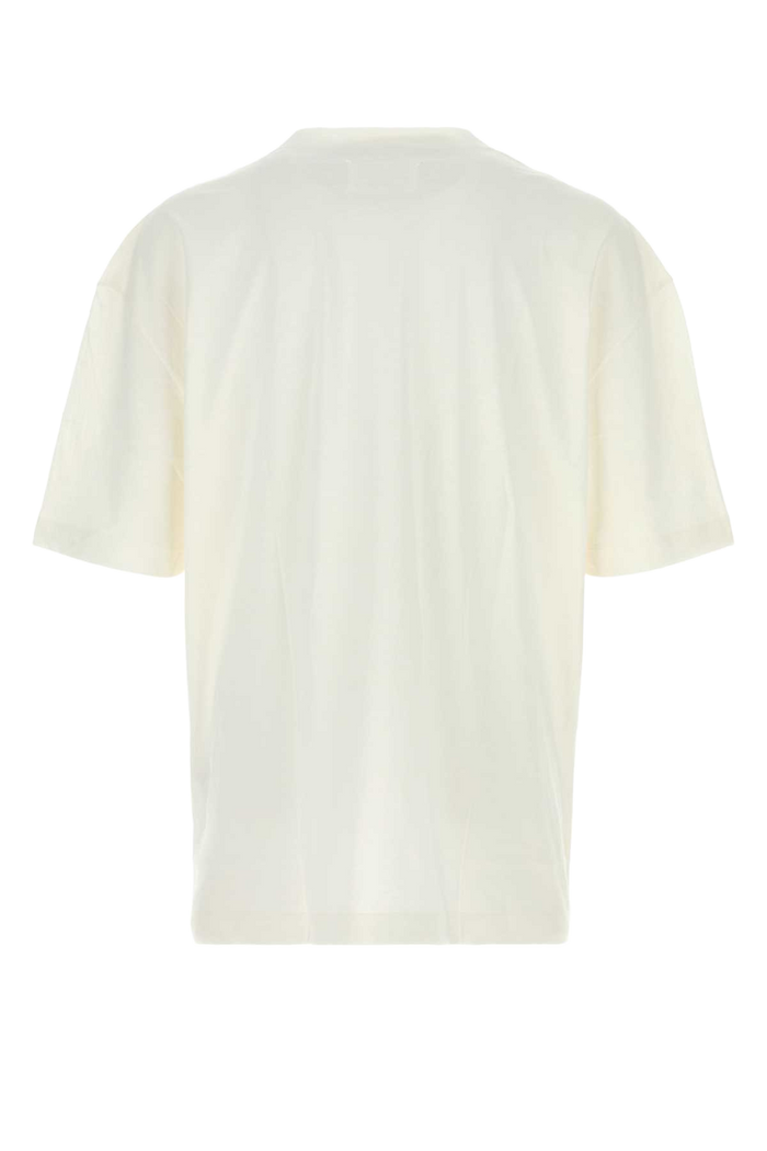 White Cotton T-Shirt Offwhite Exterior