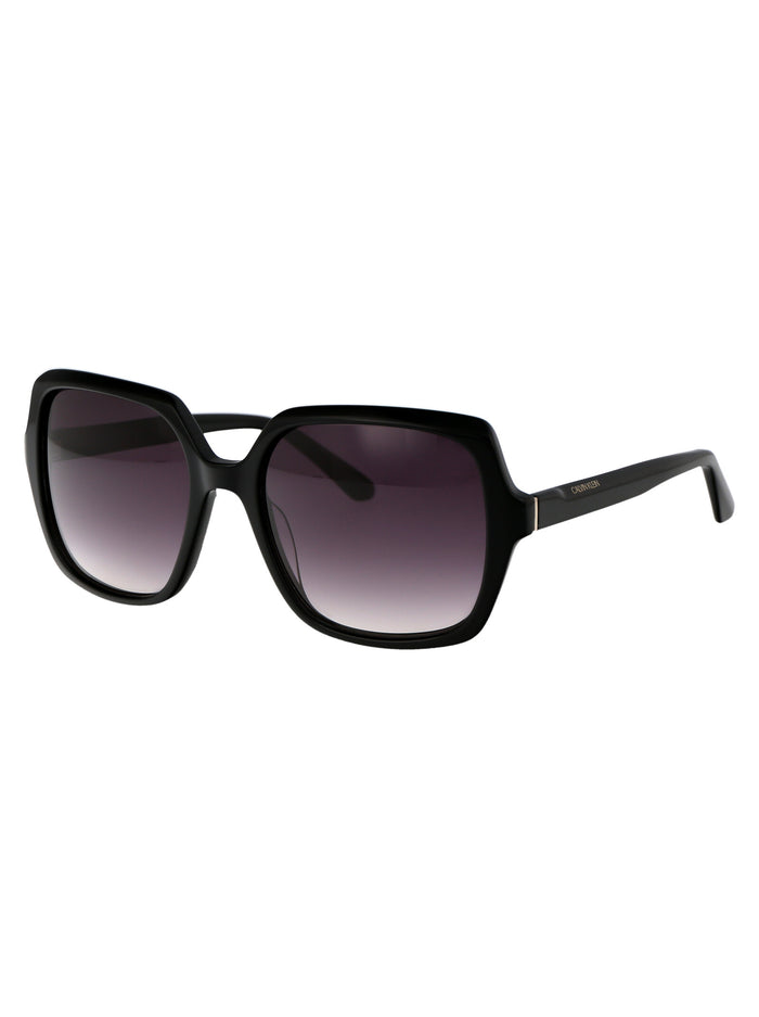 Ck20541s 1 (001) Black Acetate Sunglasses