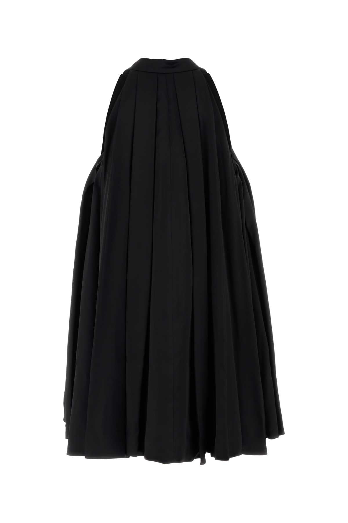 Black Satin Mini Dress Abiti