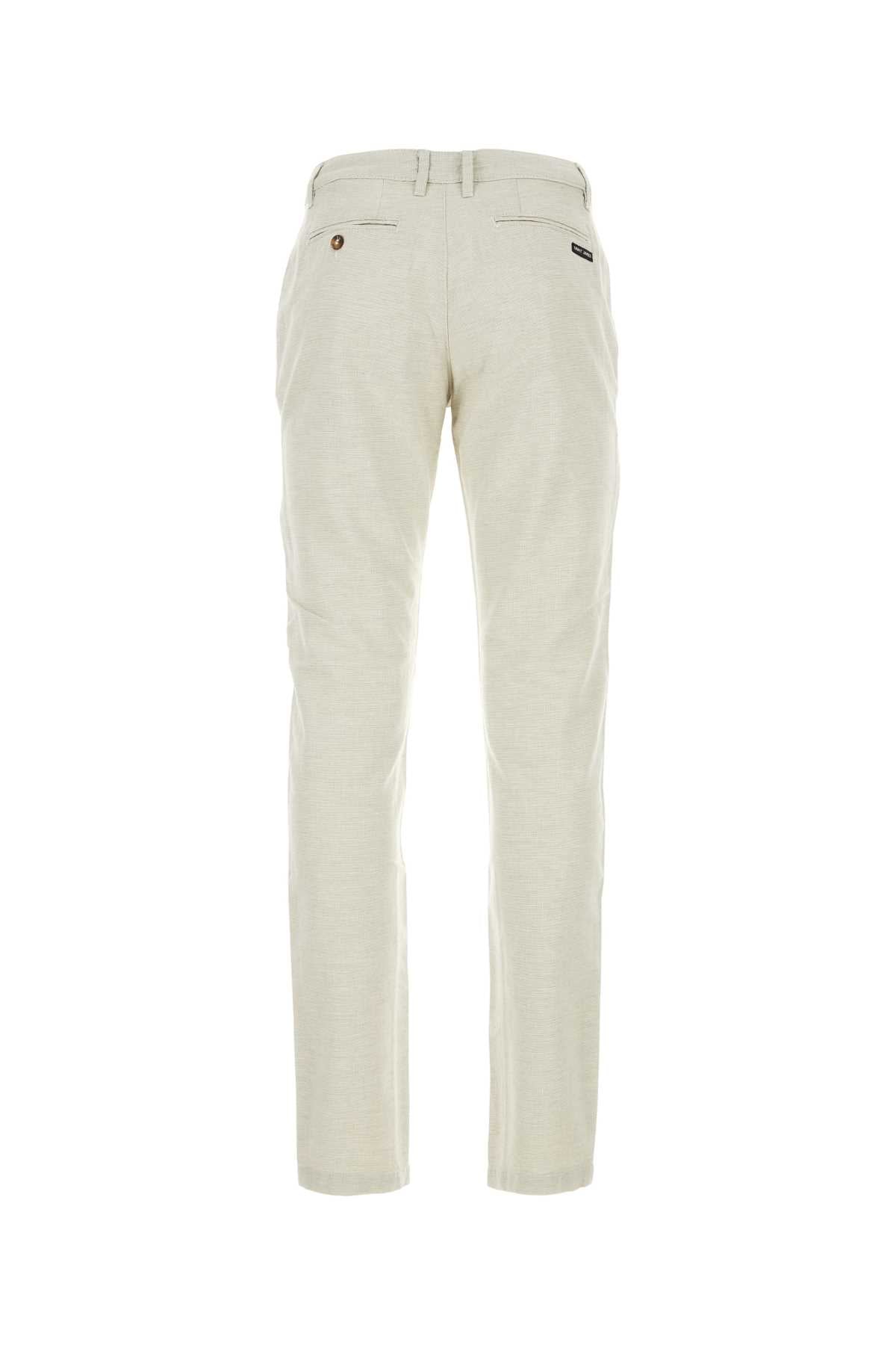 Sand Cotton Blend Pant Plage Exterior: Linen Pantaloni