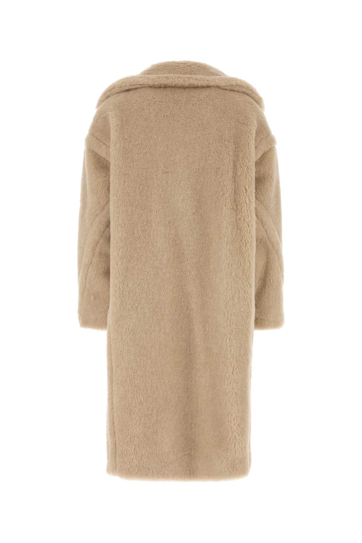 Sand Alpaca Blend Tedgirl Coat Albino Cappotti