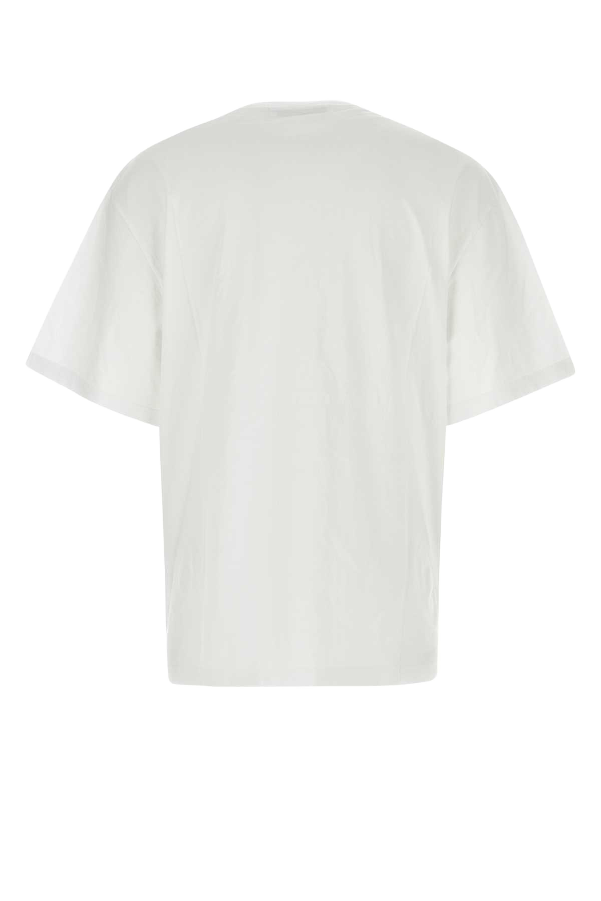 White Cotton T-Shirt Blanc Exterior