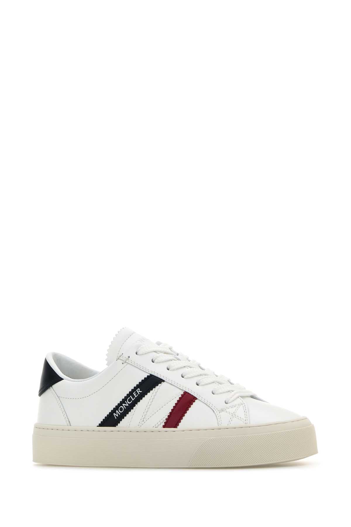 White Leather Monaco 2 Sneakers 001