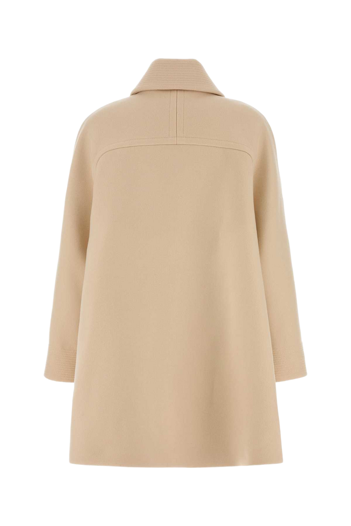 Cream Wool Coat Betulla Cappotti