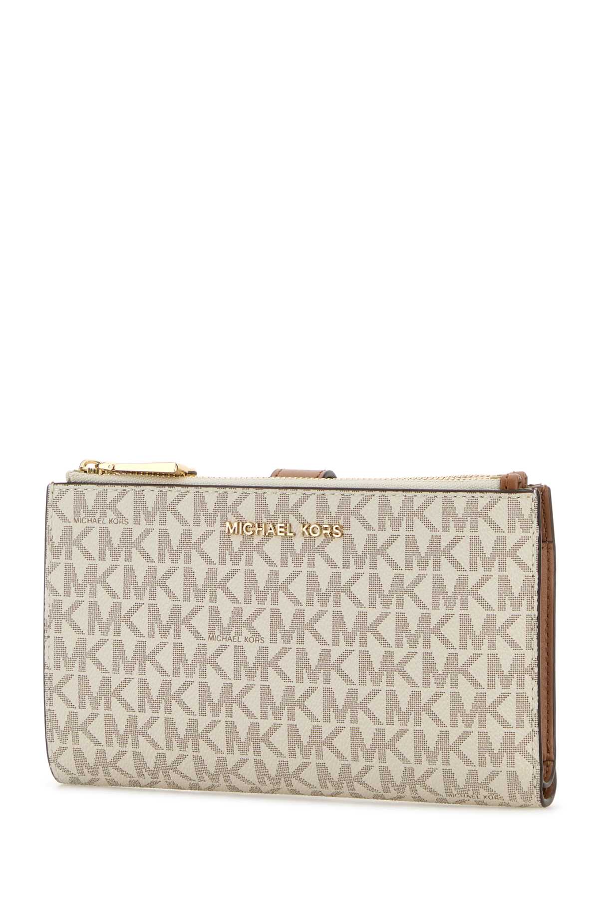 Printed Canvas Wallet Vanilla Portafogli